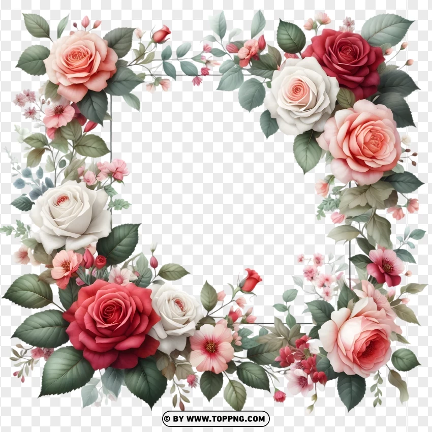 Floral border templates, Wedding borders, Flower border, Floral border clipart, Floral border background, Border, Border frame