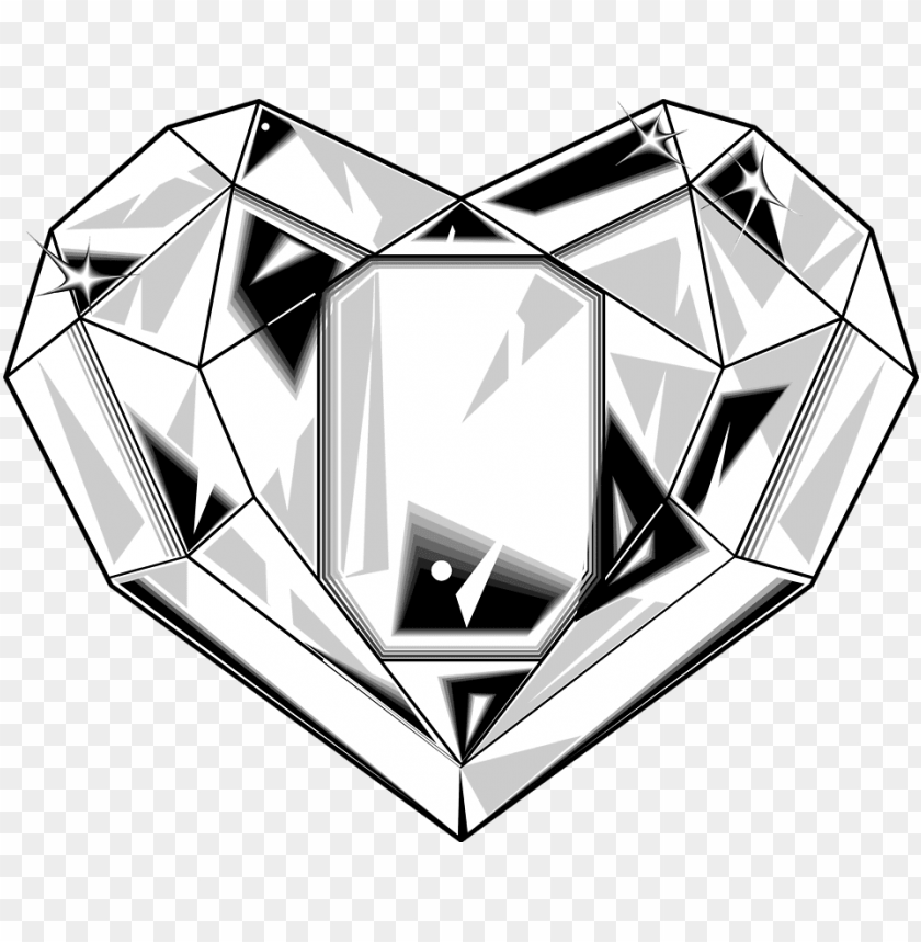 transparent diamond heart, transparent,heart,transpar,diamond