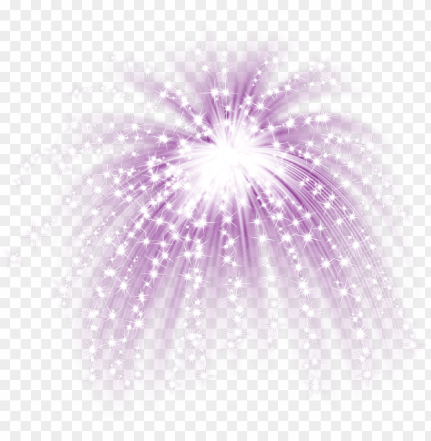 transparent fireworks effect