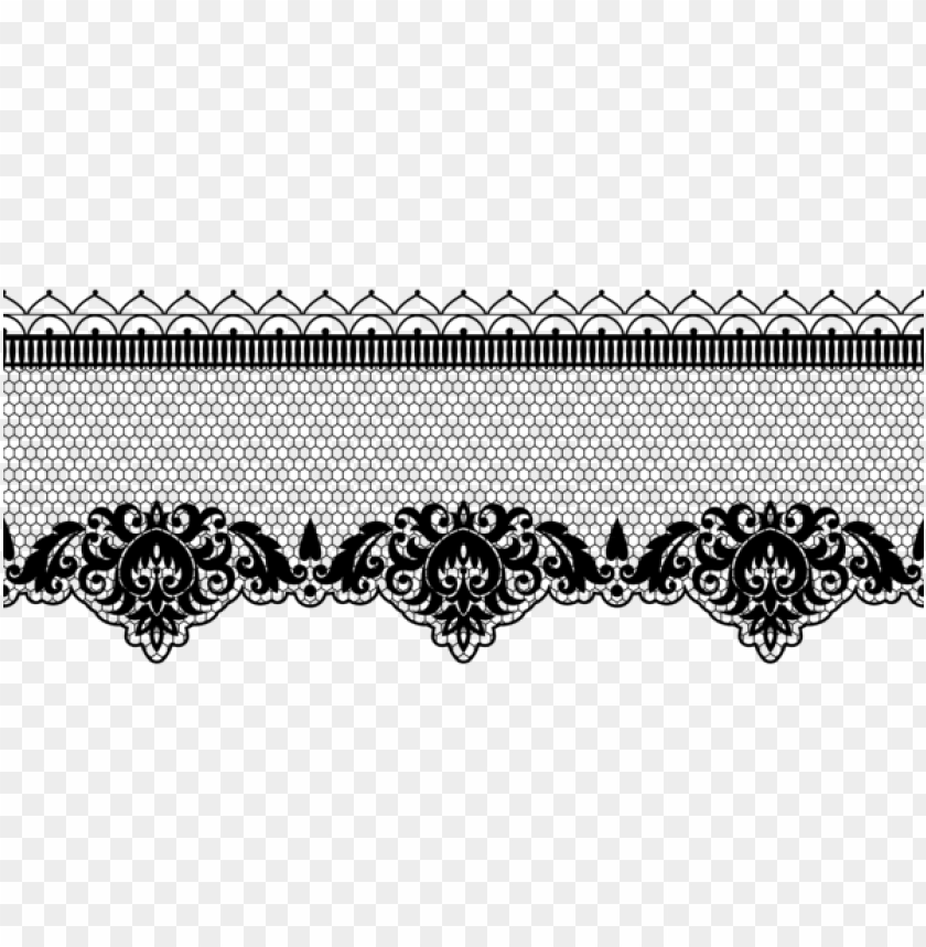 transparent lace decoration