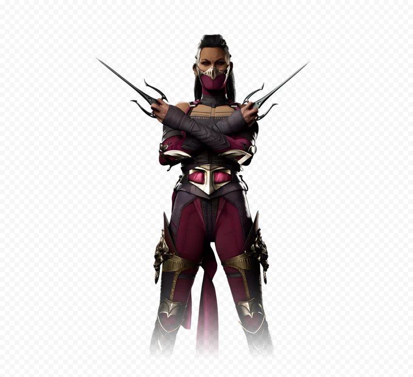 Portrait Of Mileena Mortal Kombat PNG Transparent Background