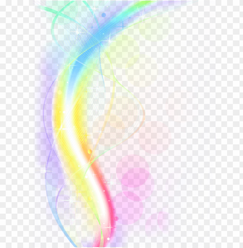 transparent rainbow decor