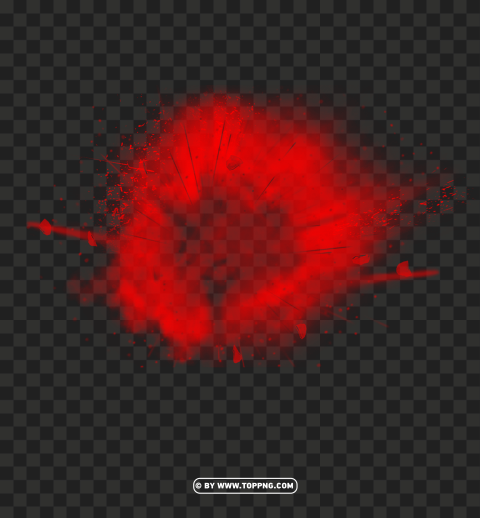 Red Explosion And Cracks PNG Transparent Background