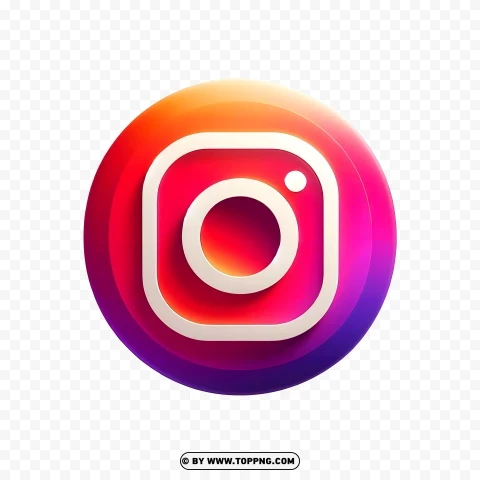 Trending Instagram Logo Icon In PNG Transparent Background