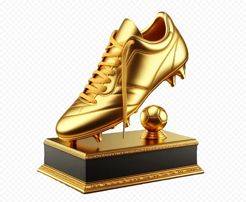 Trophy Football European Golden Shoe PNG Transparent Background