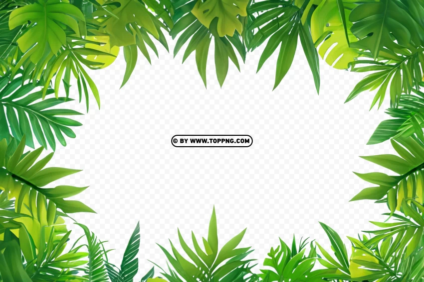 Leaves Frame, Leaves Frame Transparent PNG, Leaves Frame PNG, Nature Frame PNG, Nature Frame Transparent PNG, Nature Frame, Forest Frame PNG