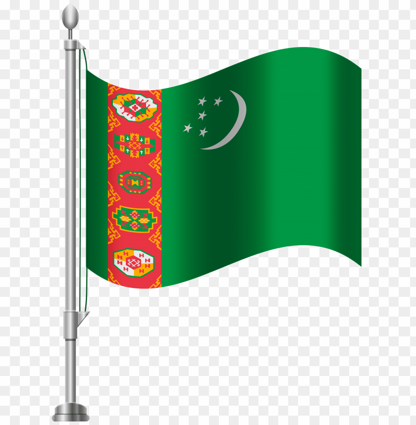 flag, turkmenistan