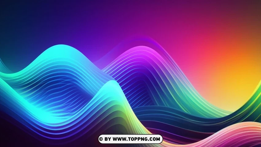 abstract, wave, background, colorful, rainbow, gradient, lines