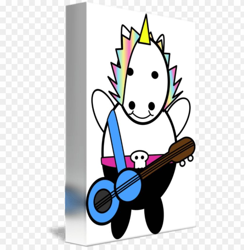 unrn kawaii punk bassist by valerie waters - unrnio punk, unicornio