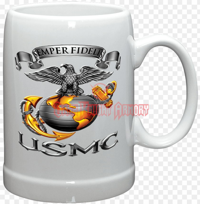 marine, cup, military, drink, marine corps, coffee, eagle globe and anchor