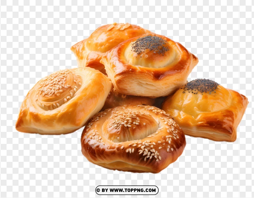 Uzbek Meat Pastry Photo PNG Transparent Background