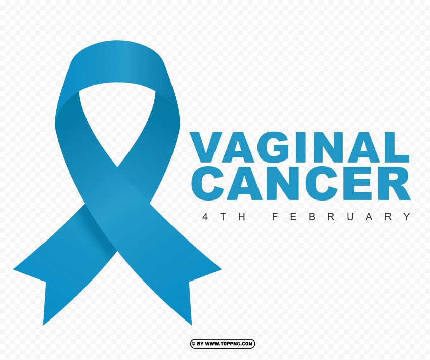 Vaginal Cancer Logo High Quality Design PNG Transparent Background