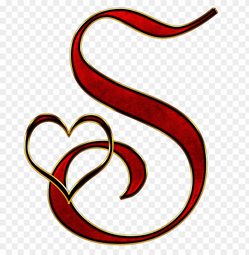 miscellaneous, alphabet, valentine capital letter s, 