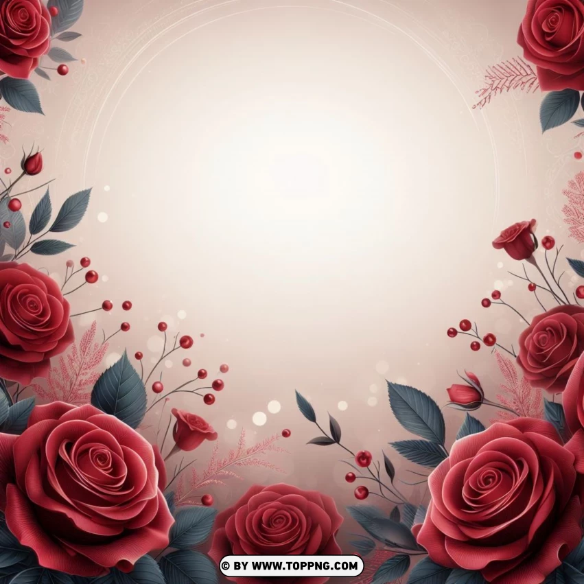 Valentine Background,Floral,Rose Walpaper,red Rose,decoration, leaf, spring