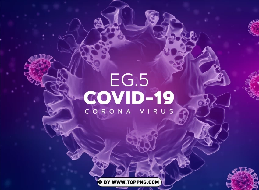 Variant Concept Eg.5 Coronavirus New PNG Transparent Background