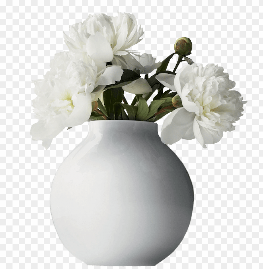 Floral Arrangement, White Peonies, Decorative Vase, Home Decor, Flower Arrangement Ideas