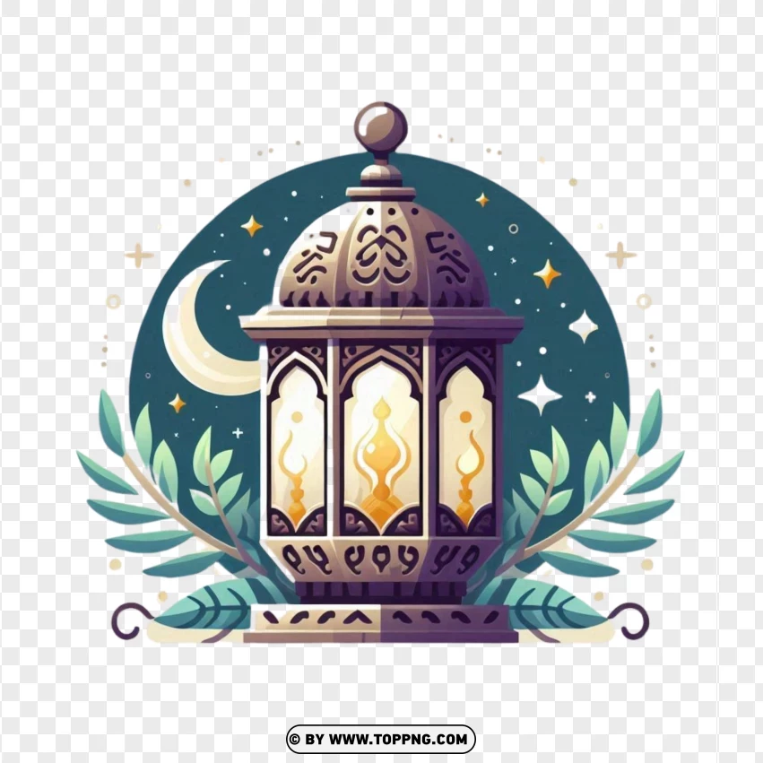 Vector Graphic Of Ramadan Fanoos Lantern PNG Transparent Background