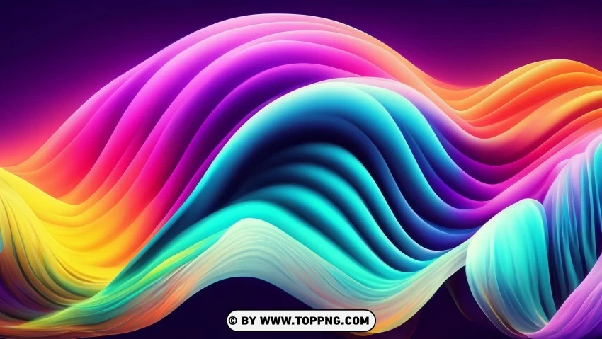 abstract, wave, background, colorful, rainbow, gradient, lines