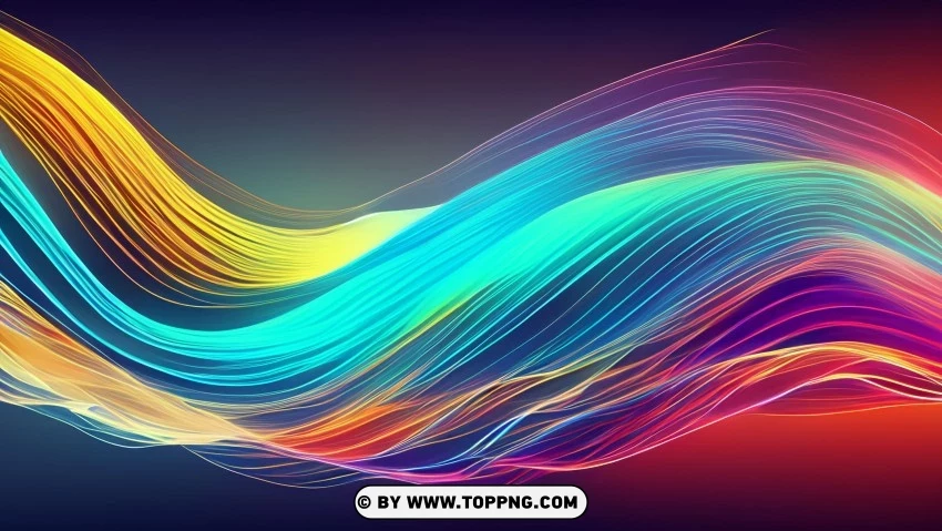 abstract, wave, background, colorful, rainbow, gradient, lines