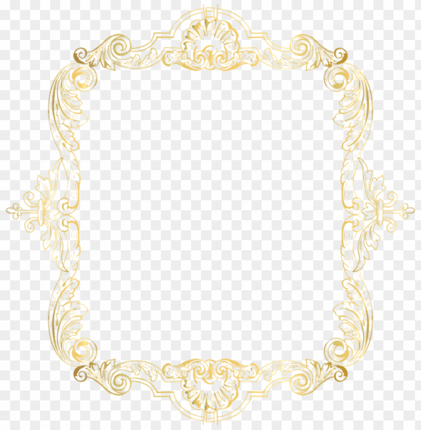 vintage border frame gold