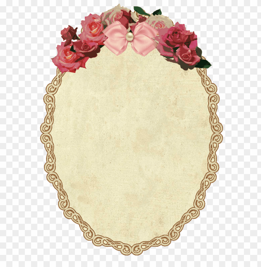 rose, floral decoration, vintage design, pink roses, ornate border, background texture, ribbon embellishment