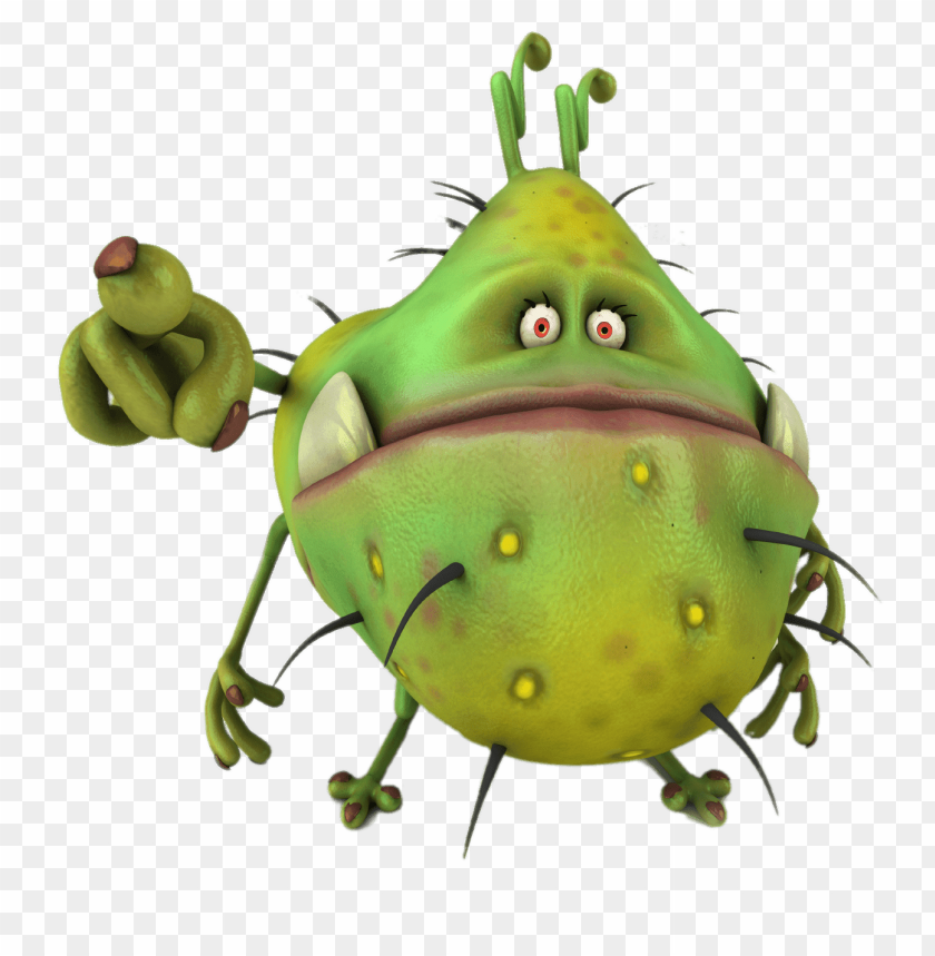 nature, viruses, virus pointing finger cartoon, 