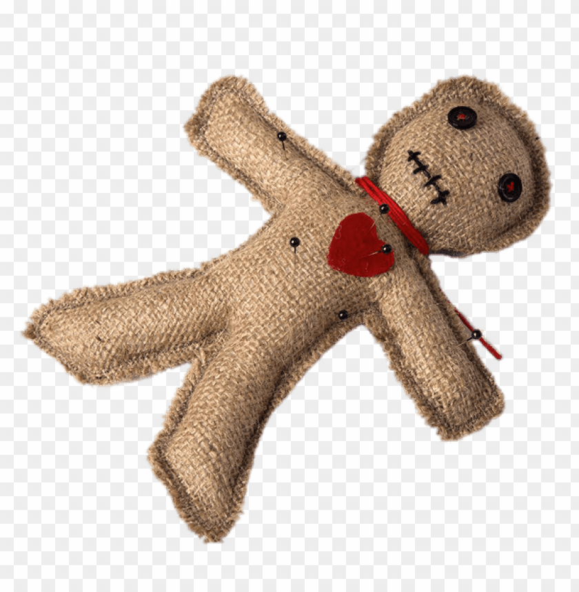 miscellaneous, voodoo dolls, voodoo doll with red heart, 