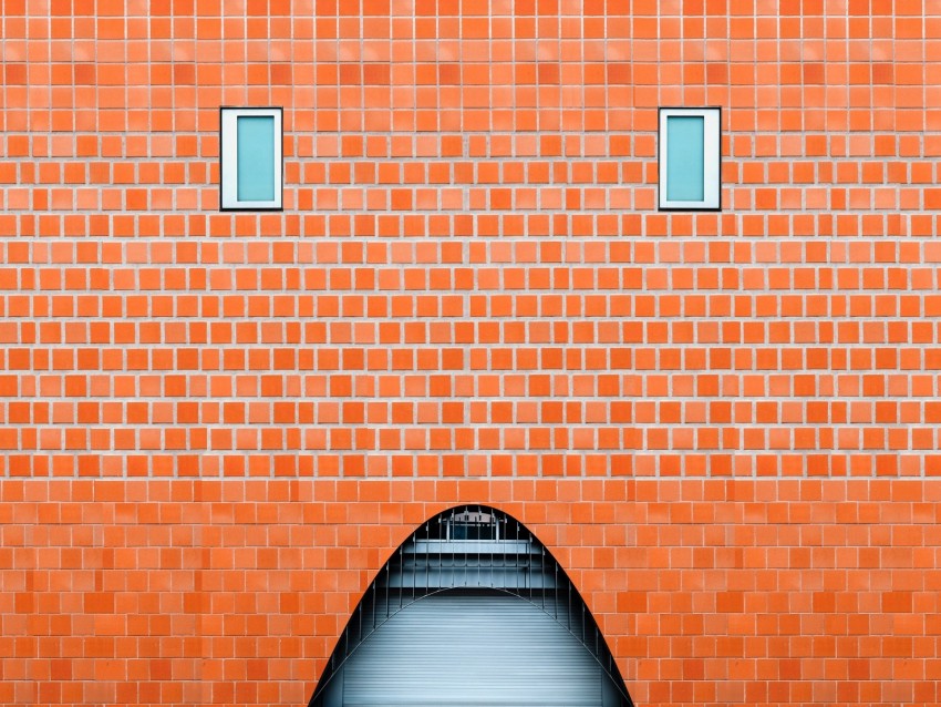 wall, brick, arch, building, architecture