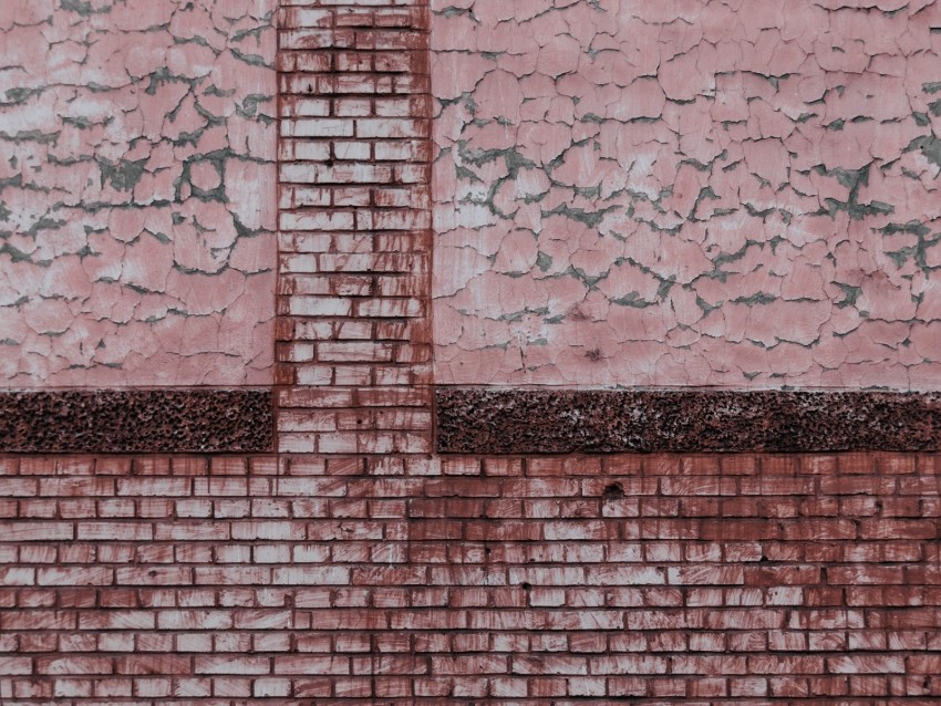 wall, brick, paint, scuffs