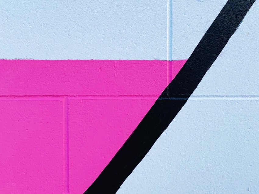 wall, paint, colorful, lines, geometric, art