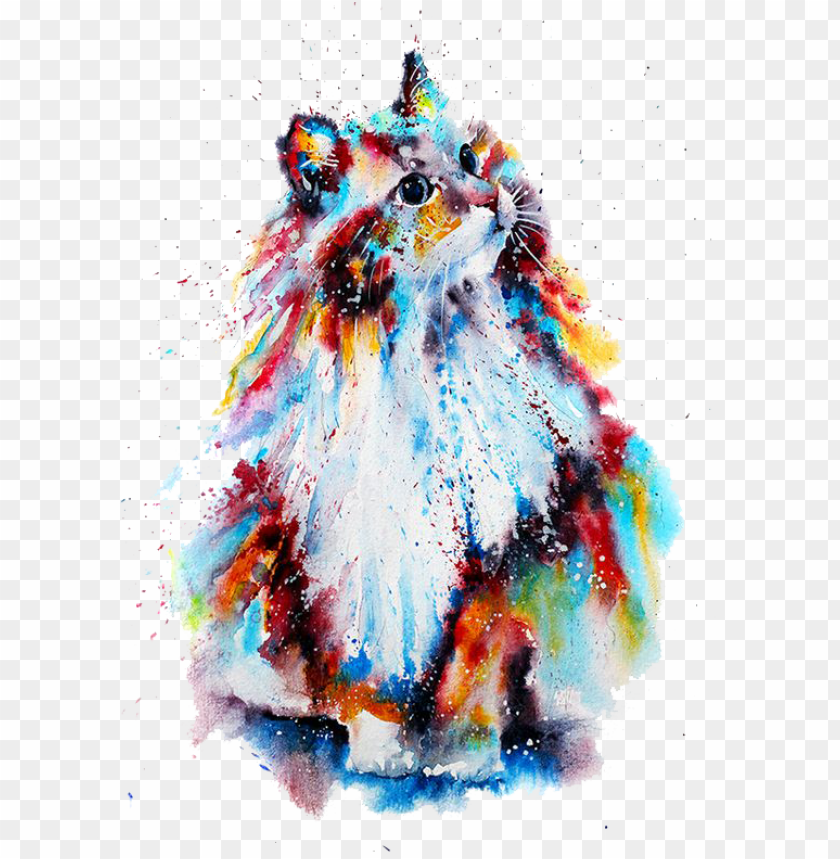 watercolor flower, dog, symbol, animal, decoration, kitty, banner