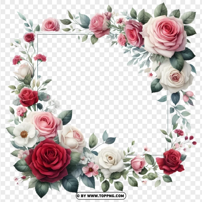 Floral border templates, Wedding borders, Flower border, Floral border clipart, Floral border background, Border, Border frame