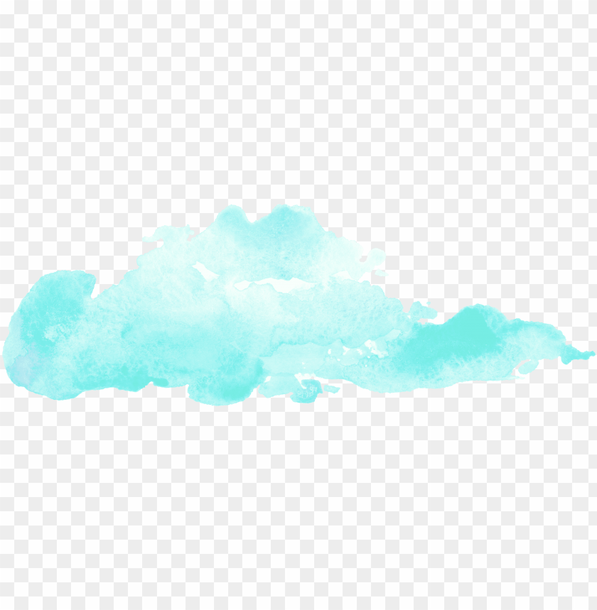 Watercolor Splashes PNG Transparent Background