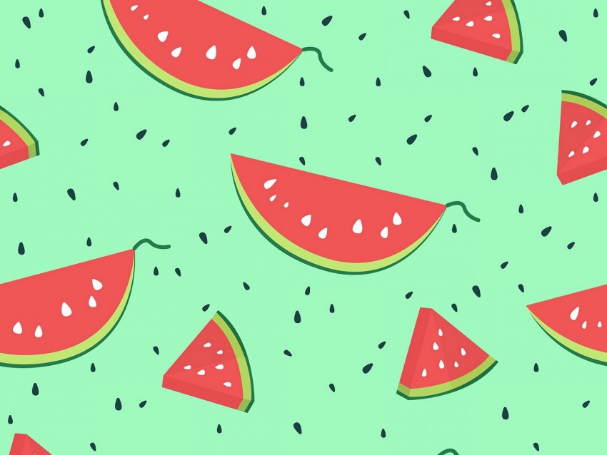 Watermelon Pattern Berry Fruit Background