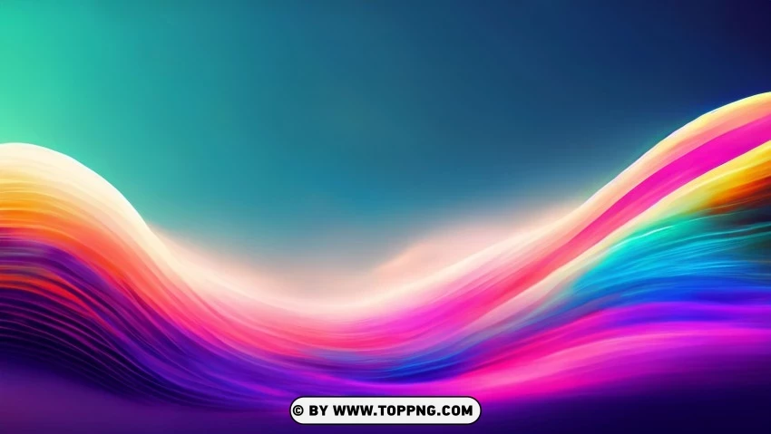 Wave Lines In 4k Wallpaper Vibrant And Dynamic PNG Transparent Background