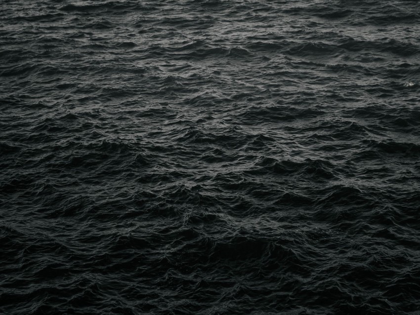 Waves Ripples Dark Water Sea Background