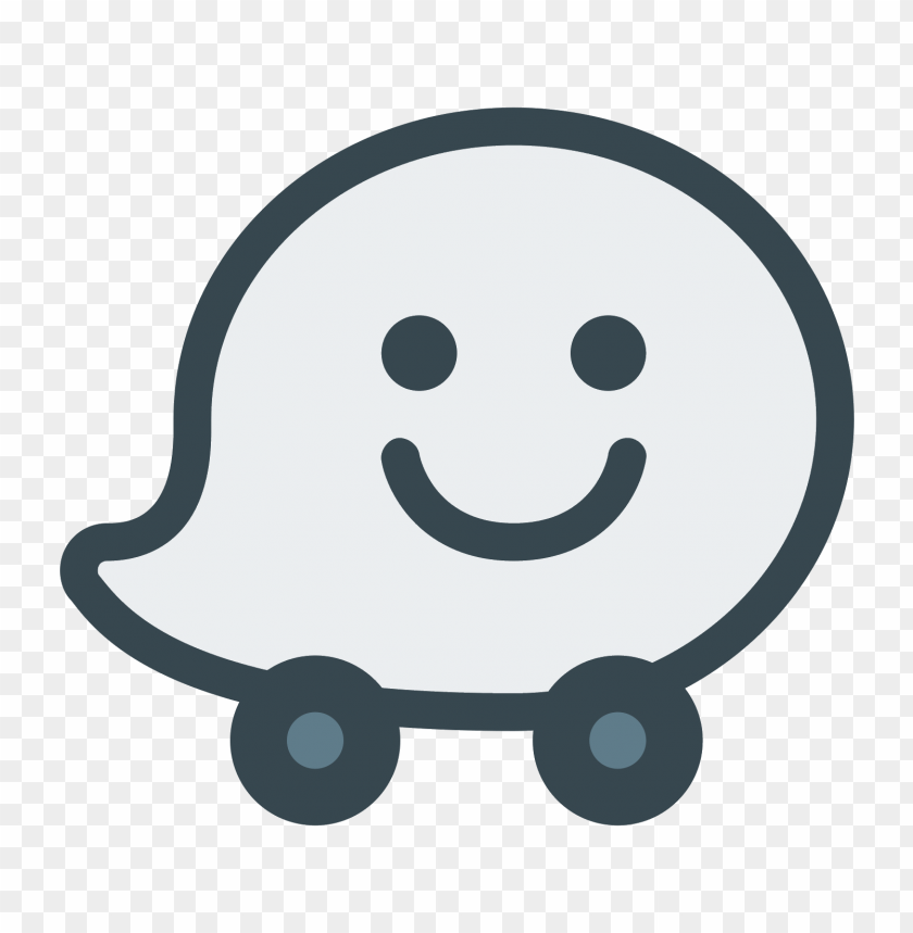 Waze Logo Hd PNG Transparent Background