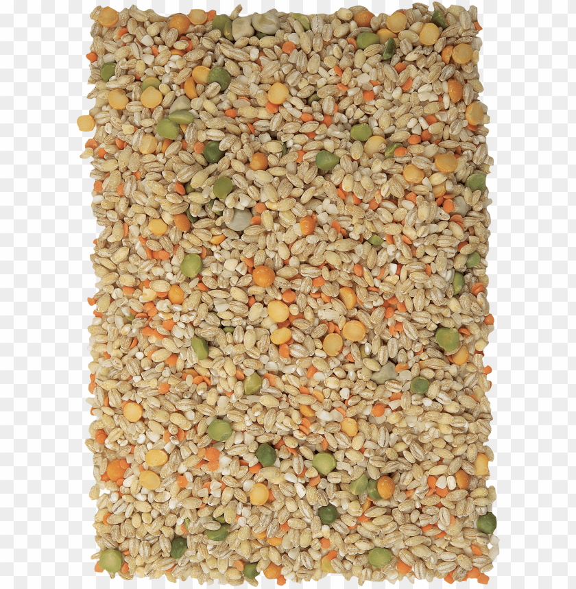 A variety of mixed seeds and grains on a transparent background PNG