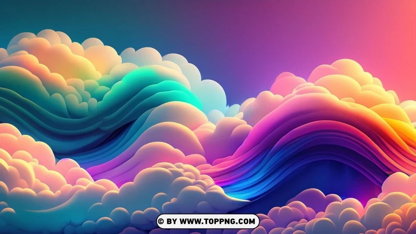 abstract, wave, background, colorful, rainbow, gradient, lines