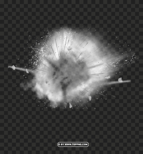 White Explosion And Cracks PNG Transparent Background