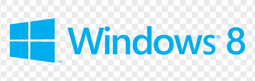 Windows 8 Operating System Logo PNG Transparent Background