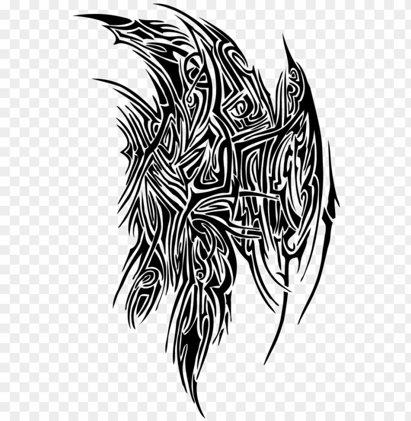 wing, tattoo, wings, celtic, devil, decorative, wing tribal