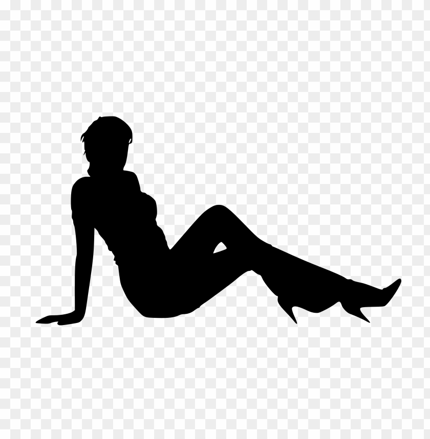 Silhouette, female figure, artistic design, graphic art, vector image