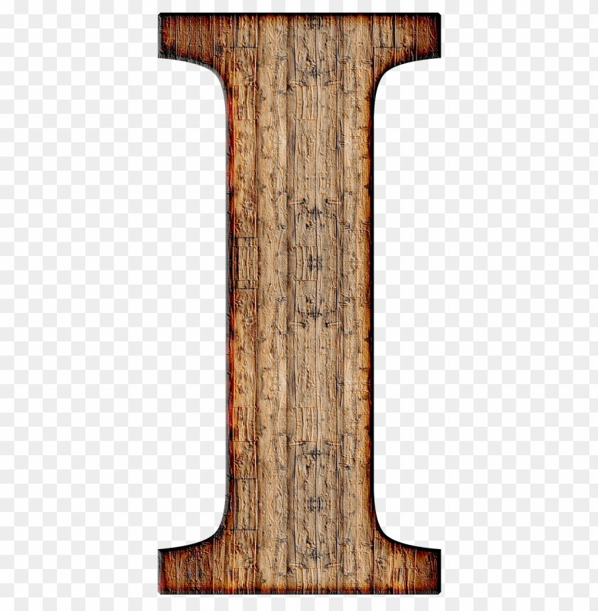 miscellaneous, alphabet, wooden capital letter i, 