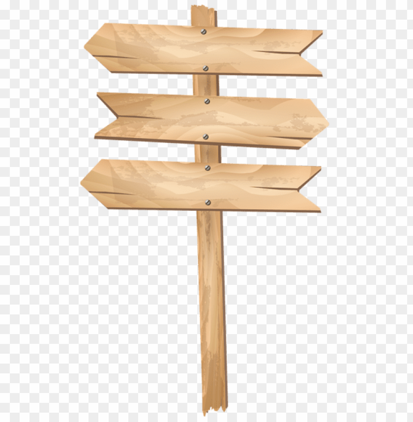 wooden sign