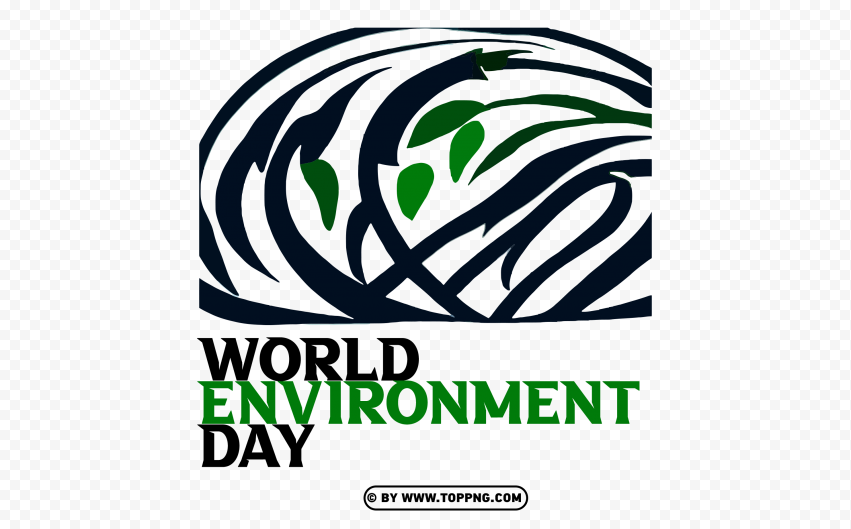 World Environment Day Logo PNG Transparent Background