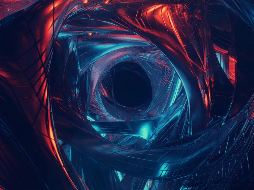 wormhole, art, visualization, futurism