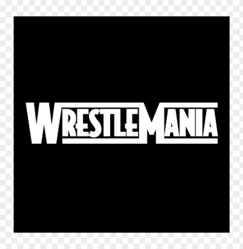 Wwf Wrestlemania Logo Vector Free PNG Transparent Background