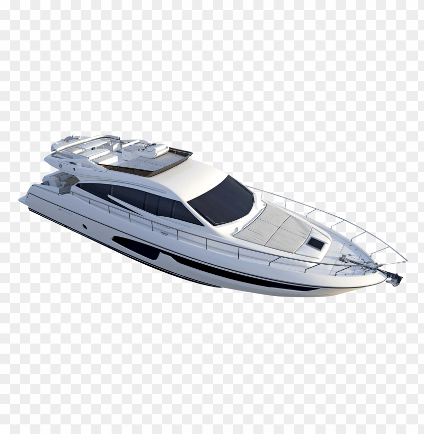 Boat, White Motor Yacht PNG, watercraft, luxury