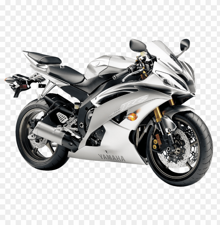 Motorcycle, Silver Sports Bike PNG, speed, racing